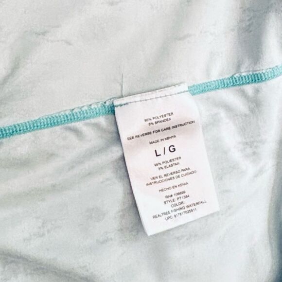 Teal Oversized Long Sleeve Shirt Size Large 8 483 - Picture 4 of 6